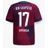 Camiseta RB Leipzig Lois Openda #17 Segunda Equipación Replica 2023-24 mangas cortas